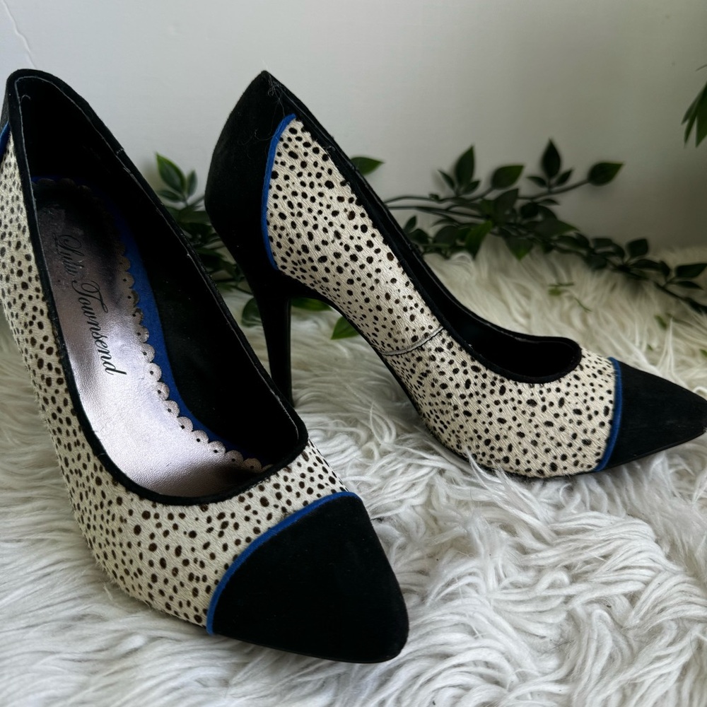 Lulu Townsend calfhair pumps high heels